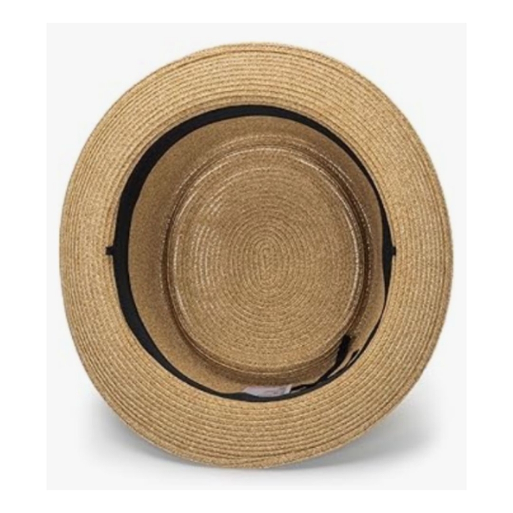 Women Straw Fedora Hat for Spring or Summer - Sun Hat with Bowknot‎ - Picture 3 of 6